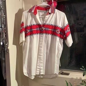 Western Button Down Top